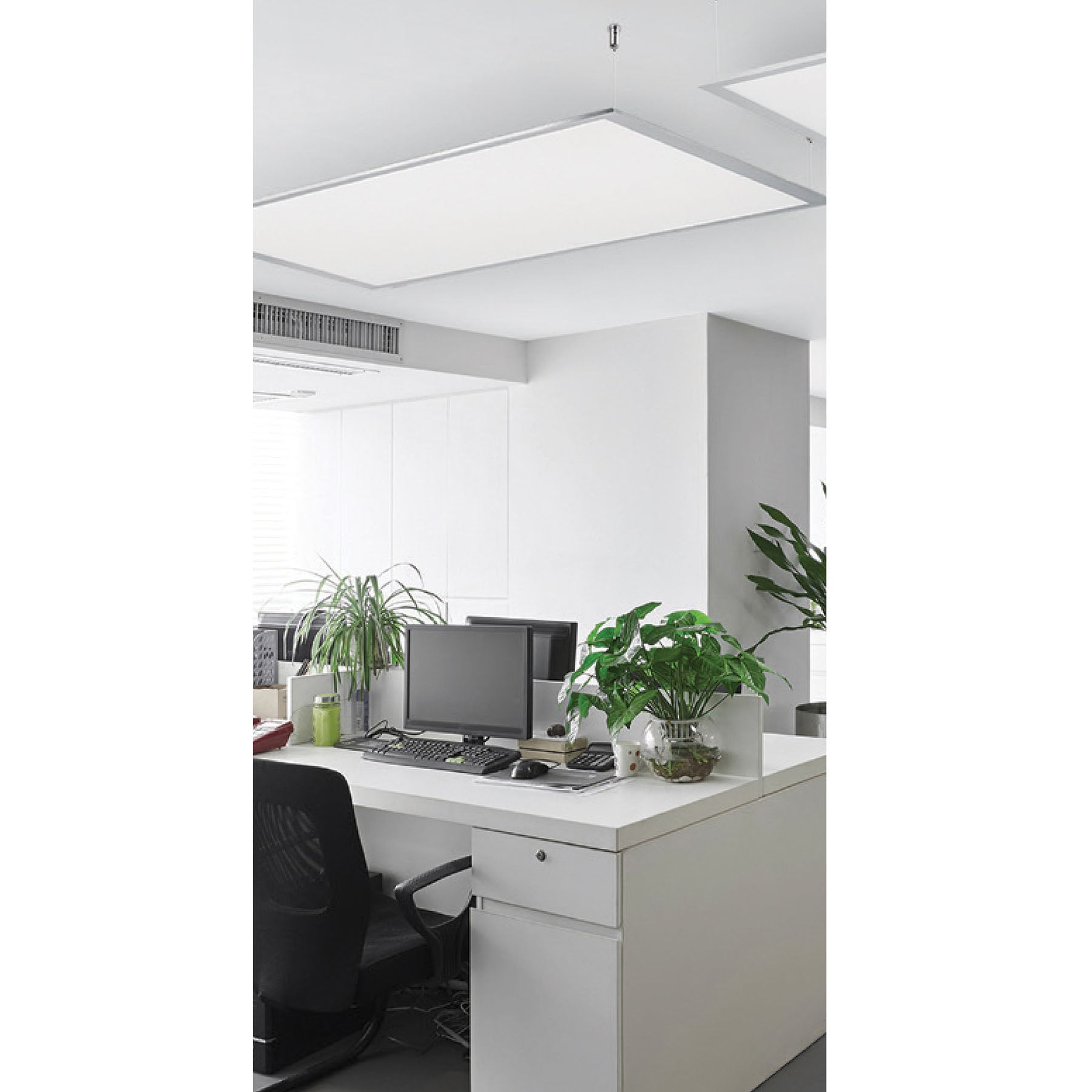 Panel delgado colgante de LED 45 W 60 x 60 cm luz neutra | COL-400LN | 49724