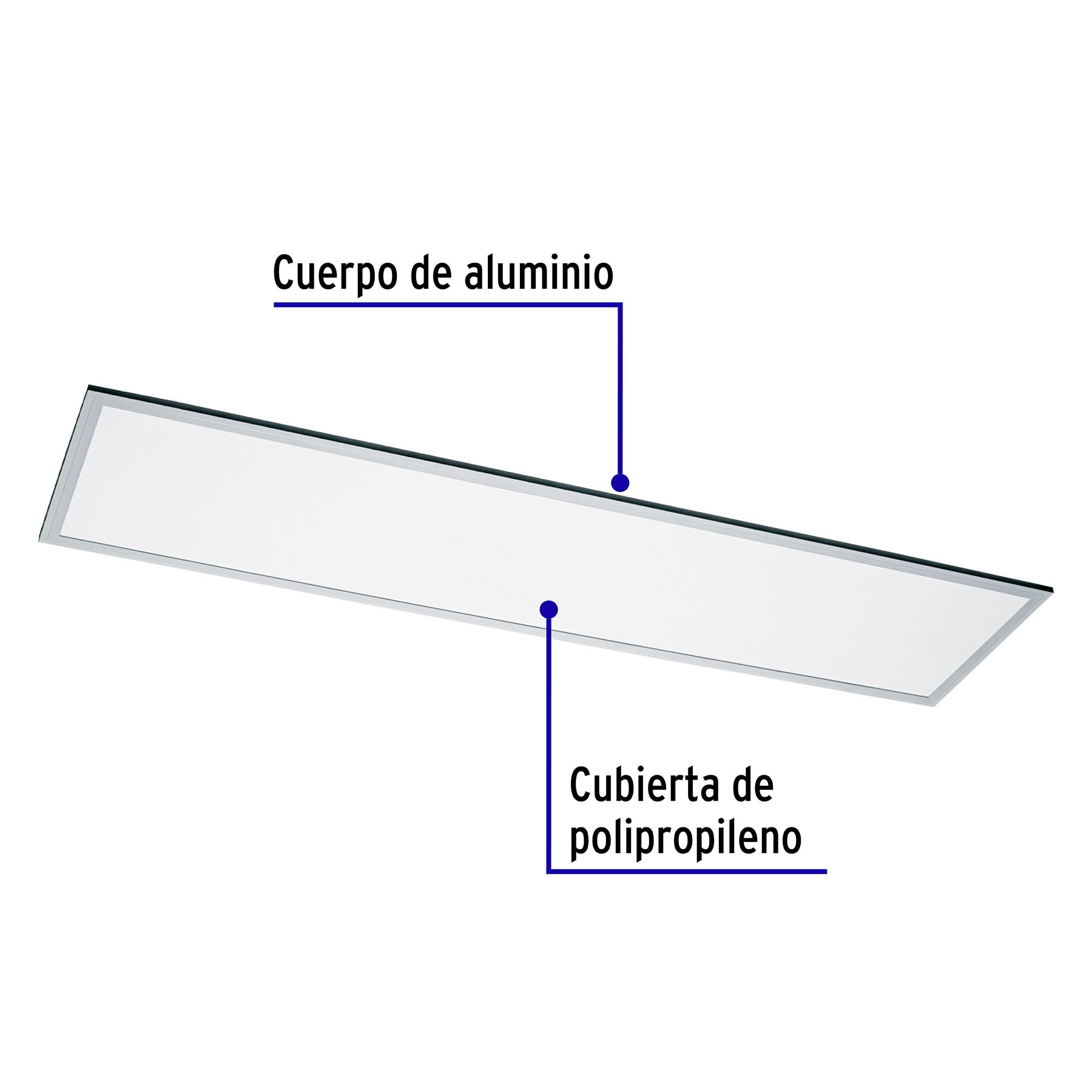 Panel delgado colgante de LED 45 W 30 x 120 cm luz neutra | COL-401LN | 49725
