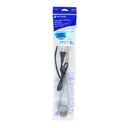 Calentador de inmersión p/agua #10 de 38 L, 1900 W, Volteck | CAGU-10 | 49981